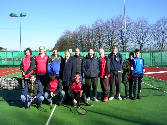 Winners at the recent County Tennis Awards