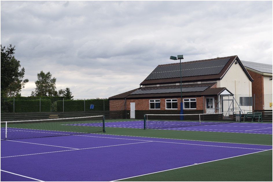 Double Tennis Court Resurfacing
