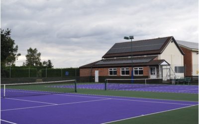 Double Tennis Court Resurfacing